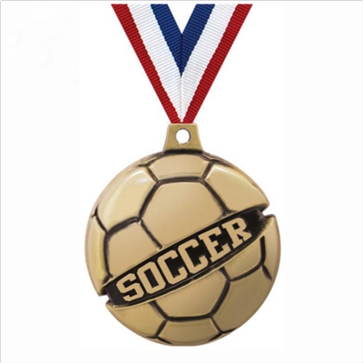 Die casting 3D soccer medal