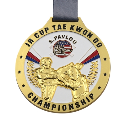 Custom 3D Tae Kwondo medals