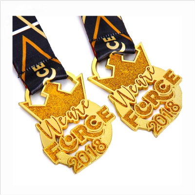 Wholesale personalized glitter medals