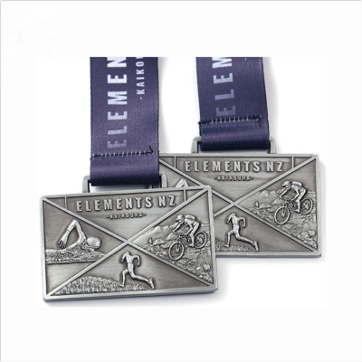 Custom fitness metal medals