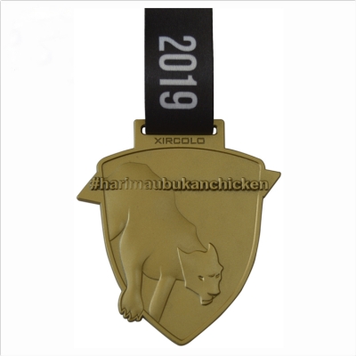Custom solid metal medals