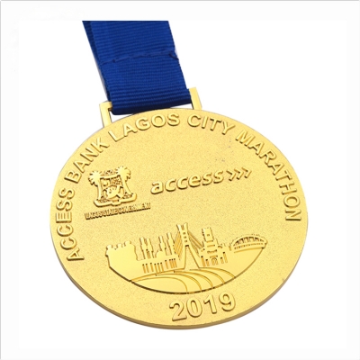 Custom engraved zinc alloy medals