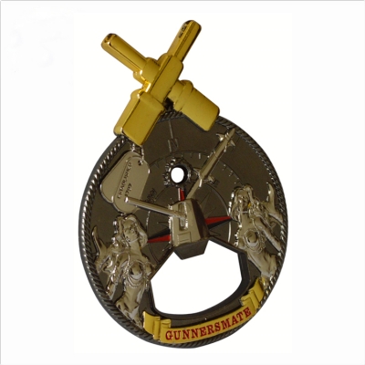 Classic double plating bottle opener medals for cheap