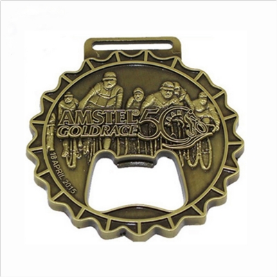 Golden bike race opener medals