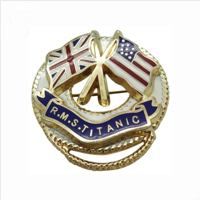 Personalized flag lapel pins