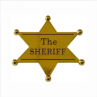 Custom made sheriff lapel pin badge