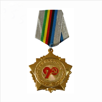 Die struck brass army pin badges