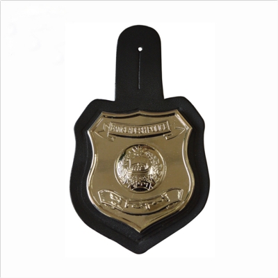 High quality 3D leather police badges making