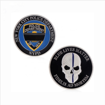 High quality police metal craft coins