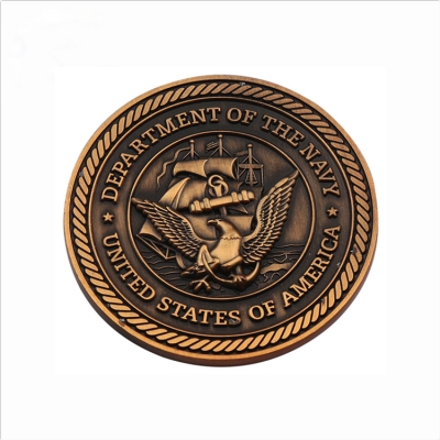 American custom made 3D Navy coins