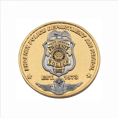 Collectible custom made police department coins