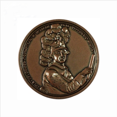3D portrait copper coins