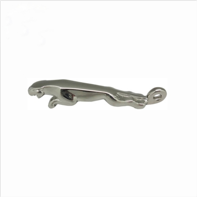 3D Jaguar shaped metal key chains