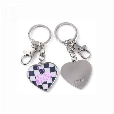 Wholesale custom logo key ring with picture