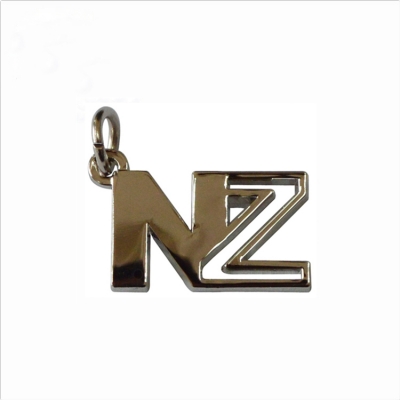 Metal letters keychain