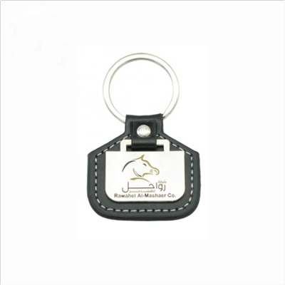 PU leather key chain for man