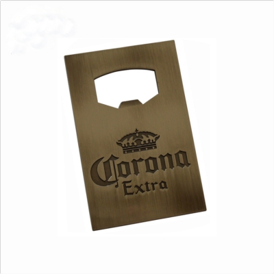 Bespoke credit card beer bottle opener