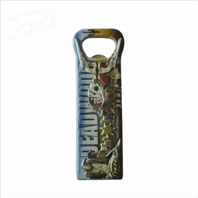 Custom printed picture large bottle opener
