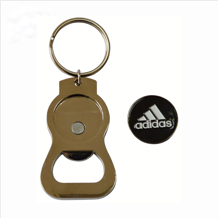 Magnetic trolley coin keyrings wholesale