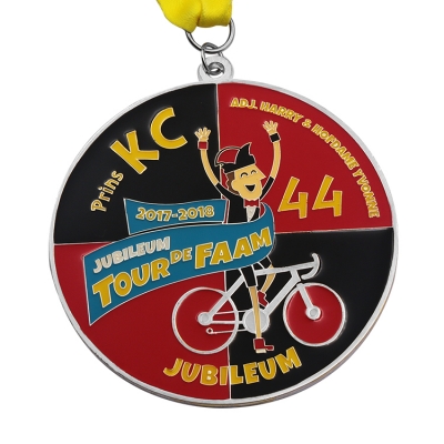 Custom made soft enamel tour souvenir medals