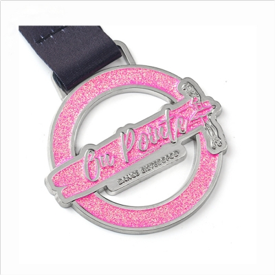 Custom glittered medallion