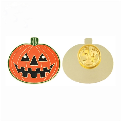 Pumpkin soft enamel pins