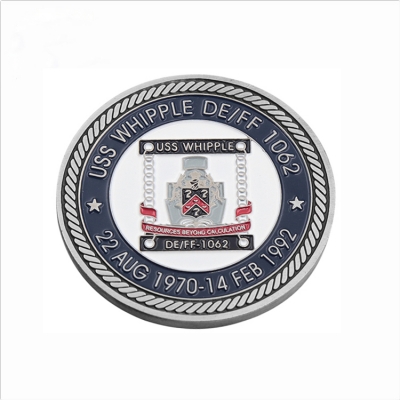 Commemoratory translucent enamel challenge coins