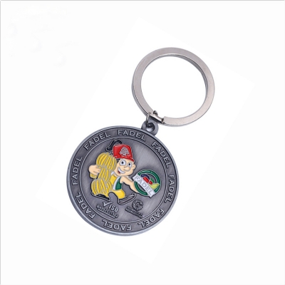 Vintage soft enamel key rings wholesale