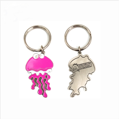 Custom shaped metal keychains China