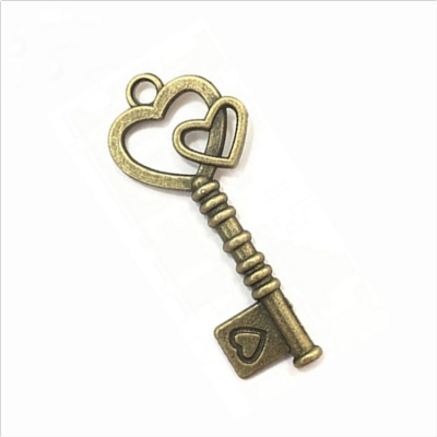 Gold antique key