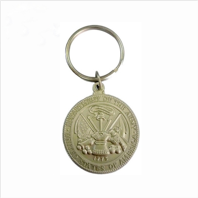 Custom key chain logo metal