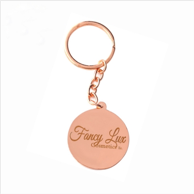 Copper metal keychain