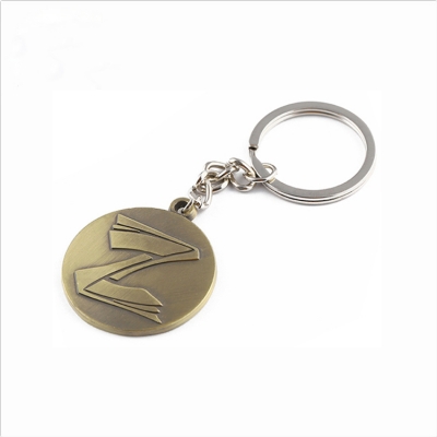 Customized metal stamp keychain