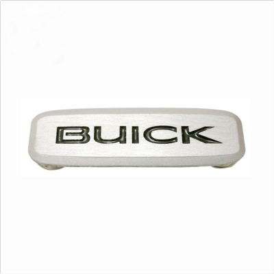 Branded aluminum nameplate