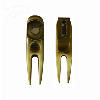 Golf divot repair tool set