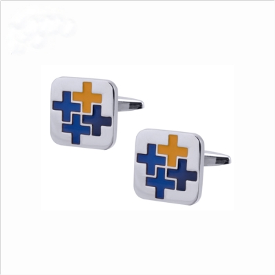 Cast alloy metal cufflinks