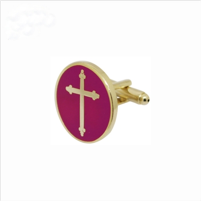 Hard enamel cufflinks